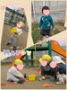 電車の公園で遊びました（小さい子チーム）「ぽっかぽっかぽっぽ〜♪【交野市・小規模保育園】」