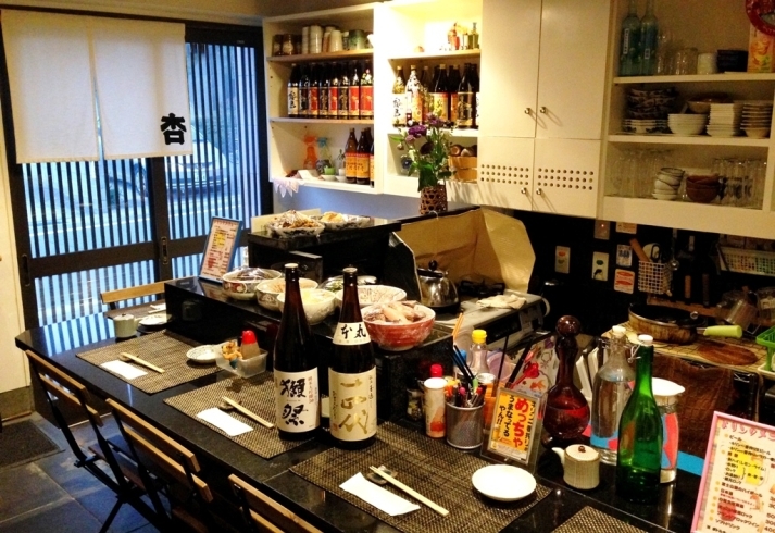 「居酒屋 杏」美味しいおばんざいとこだわりの美味しい日本酒がリーズナブル！