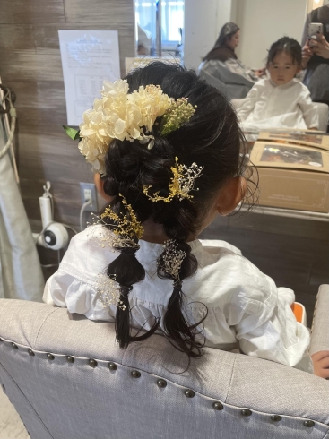 伊丹　美容室　七五三「七五三ヘアアレンジ🌼 伊丹美容室」