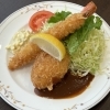 海老フライとカニクリームコロッケ ランチ