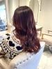 〈カシスピンクカラー〉　伊丹　稲野　美容室　「〈カシスピンクカラー〉　伊丹　稲野　美容室　dot.hair  オススメカラー」