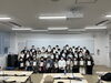 修了証を持って。おめでとうー！「3/21、おもちゃインストラクター養成講座終了しました。」