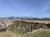 城壁「快晴、城山に登って大山を眺めました😀」
