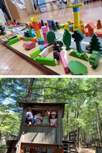 子どもたち自身の発想による自由遊びを主体としています「小樽オリーブ幼稚園」