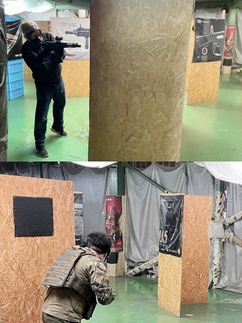 緊張感はMAX！　身を隠し相手の目を盗んでフィールド移動！「airsoft game studio Lamb-Lamb」