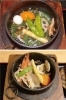 上　山菜釜めし
下　海鮮釜めし「釜めし ふる里」