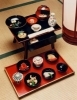 卓袱料理に倣い、乾杯の前にお吸い物が出ます「祇園料理 鳥居本」