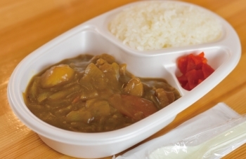 カレーライス ￥432（税込）「ちっきんほこほこ亭」