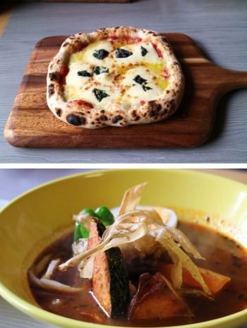 pizza　soupcurry「和洋食道 Ecru」