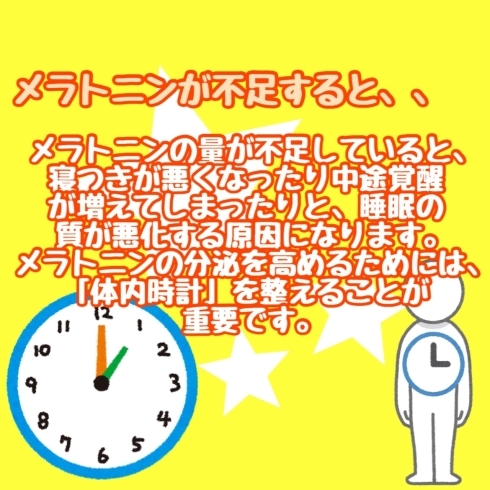 メラトニンが不足すると、、「メラトニンとは？」