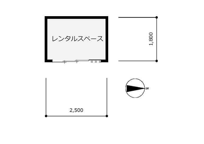 内寸等は弊社ホームページを御確認ください。「レンタル収納スペースTOKUTSUNE（徳常）」