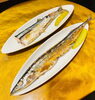 「秋の味覚！さんま塩焼き「上＆並」食べ比べ / Salt-Grilled Pacific Saury / 盐烤秋刀鱼」