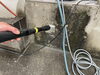 高圧洗浄施工後「雨の日は仕上げの高圧洗浄デー｜駐車場やブロックもスッキリきれいに！」