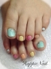 パステルカラーのフットネイル Nail 脱毛サロン Chouchou シュシュ のニュース まいぷれ 出雲