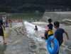 「水遊びエリア、復旧しました。」