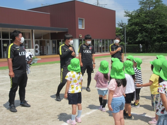 コーチの自己紹介「サッカー教室＆学研教室がありました」