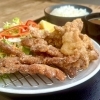 マテラ豚のからあげミックス定食（黒＆白）