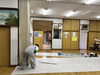作業に入る前の養生作業はとても重要です「【大工さんの一日】佐知川下自治会館での補強工事」