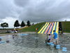 「【妹背牛 水遊びができる公園】無料で遊べるウォータースライダー！遊水公園うらら」