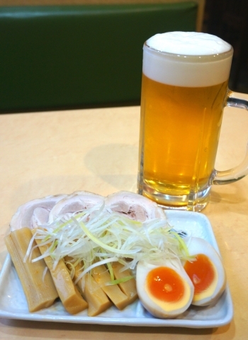 3品盛り合わせ＋ビール「みそ膳 葛西店」