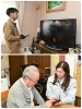 （上）テレビの設定や録画もお任せ
（下）スマホの使い方も説明「デンキの病院 長嶋屋 アトム伏見丹波橋店」
