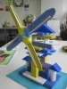 「子供絵画教室　小学生の工作「風車」」