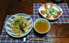 「今日の夕食は、塩昆布の絶品スパゲティ♪」