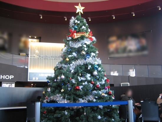同じくハーバーシティ蘇我内、T-JOY蘇我（映画館）内のクリスマスツリーです。