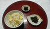 「今夜は栗ご飯。……がんばったぁ～(^^ゞ」