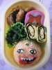 幼稚園のキャラ弁 うざいオレンジ