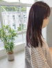 髪質改善で潤う艶髪へ導くダメージレスカラー！「赤ブラウン×ケアカラーでつくる、つややかショートボブ」