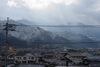 「寒いはずだなぁ…。山々はいつもより濃い…白の雪化粧姿です。」