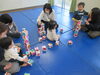 見てみて、高く積めたよ♫「今日は「こあら組」がありました。」