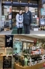 夫婦でおもてなし。店内にはたくさんの地酒をご用意。「久金商店」