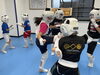 選手クラスでは組手中心の稽古👊「7/9(木) の稽古風景≪ 明石/空手/スポーツ/運動/幼児/小学生/お稽古/習い事≫」