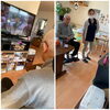 6回裏。真剣な眼差し。「ふらっと大歓喜！日本代表 逆転勝利おめでとうございます＼(^^)／」