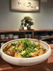 牛タンの麻婆豆腐「にく刺しもつ鍋　にく久」