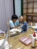 くま🐻先生と相談中。線路も作るんか?「兄弟で一緒に………」