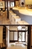 上）昆布の形を模したカウンター
下）小上がり席もございます「Craftan（クラフタン）」