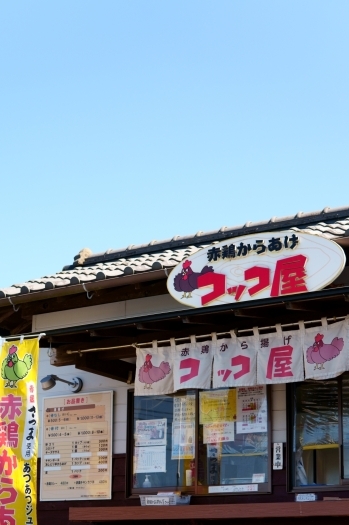 野田郷村おこし屋さんのお隣にあります♪「赤鶏唐揚げコッコ屋 野田店」