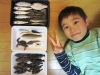 「いろんな種類の魚が釣れたよ～！！」