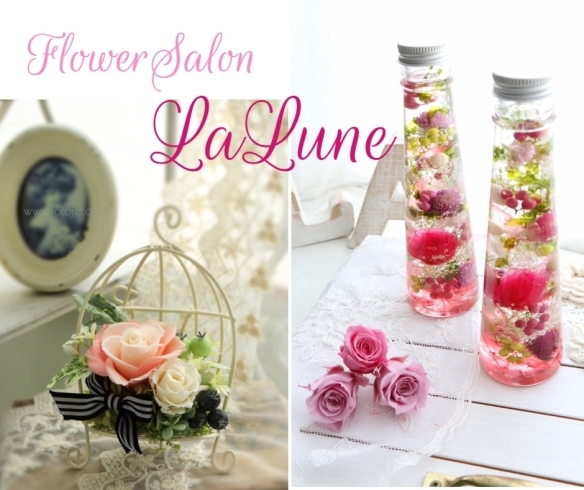 「Flower Salon La Lune」ハーバリウムとプリザーブドフラワーで花のある暮らしをサポート
