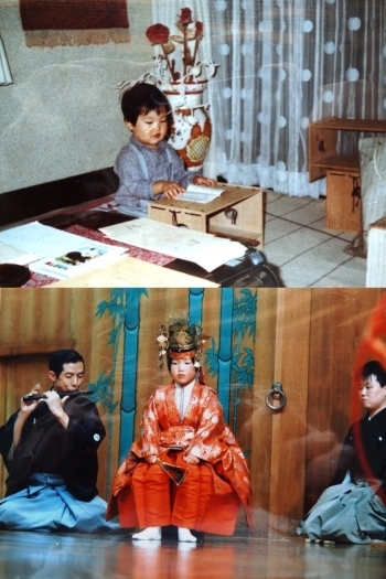 3歳で子方として初舞台を踏みました「山村修三謡曲教室」
