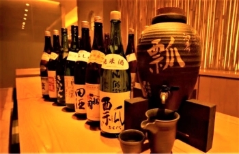 20種の日本酒や銘酒を取り揃えています「酒肴 瓢」
