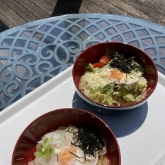 【夏季限定】冷やしかけうどん