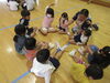 チームごとの作戦会議「みんなでがんばる運動会！！！」