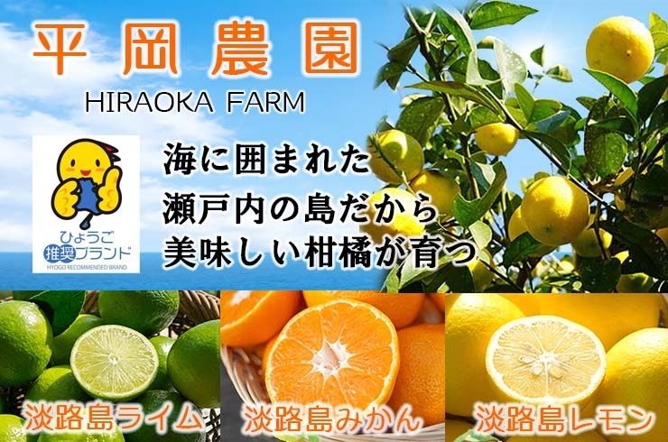 「平岡農園」当農園は、みかん・レモン・ライムを生産し、直売しています！