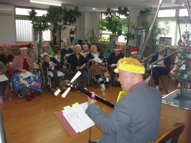 「クリスマスパーティ　　交野市　小林診療所　デイサービス　有料老人ホーム」