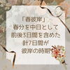 「今日は春分の日。お彼岸にお墓参りは行きました？？」