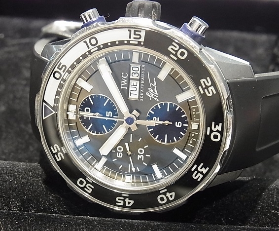 「IWC アクアタイマー クロノ クストーダイバーズ IW376706 高価買取」